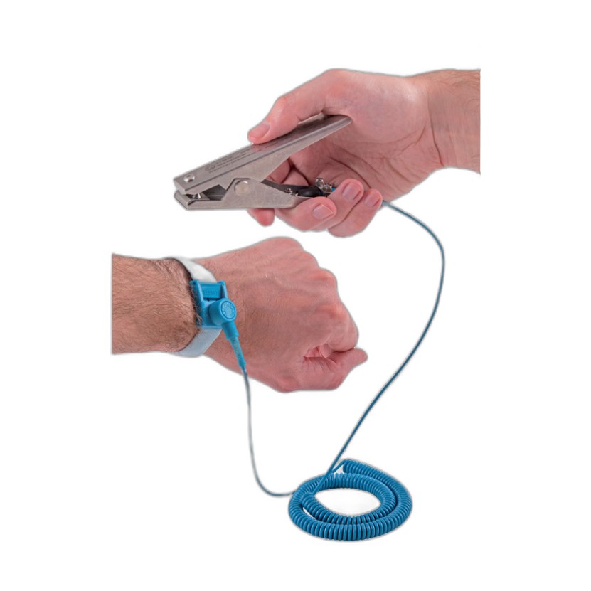 Newson Gale Personal Grounding Strap (PGS) — 작업자 정전기 손목 본딩 어셈블리