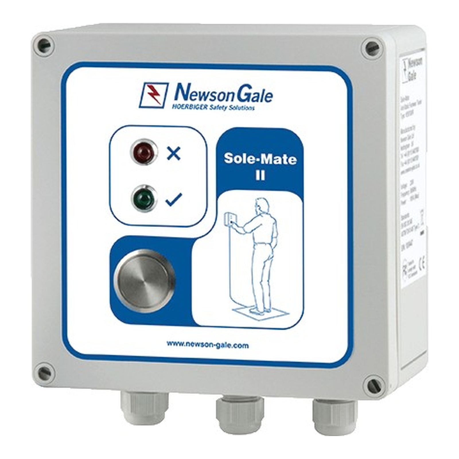 Newson Gale Sole-Mate™ 정전기 방산화 (Anti-Static Footwear) 테스터 — 진입 전 신발 저항 검증